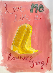 Western cowboy boots