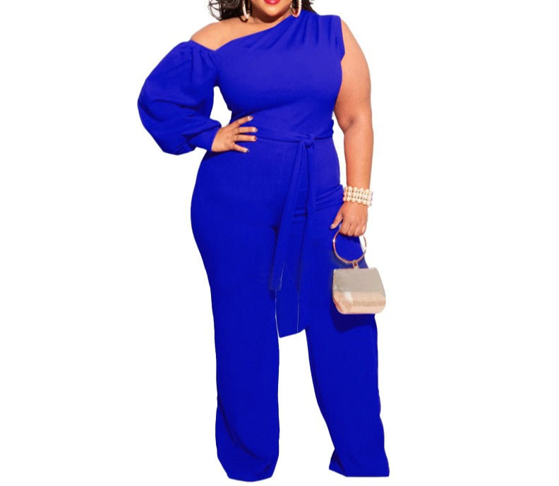 Thumbnail: Curvy Women Off Shoulder Romper
