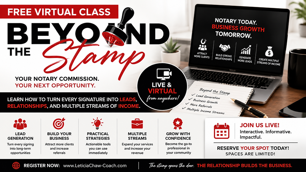 BEYOND THE STAMP: FREE VIRTUAL WORKSHOP