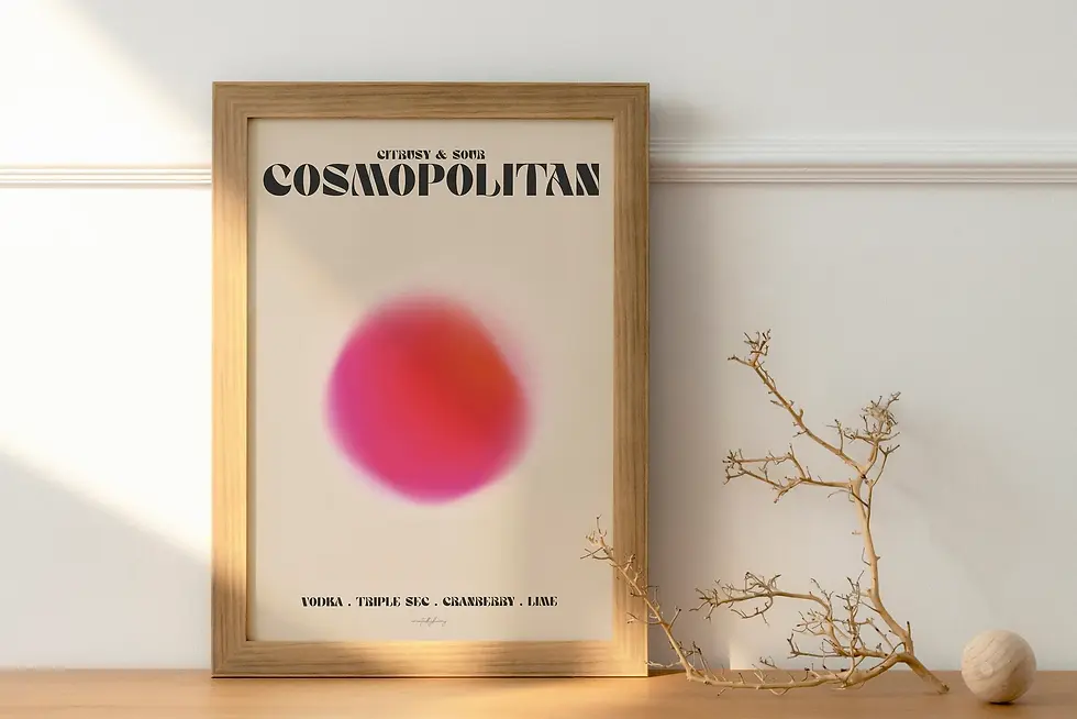 Thumbnail: Cosmopolitan Cocktail Print