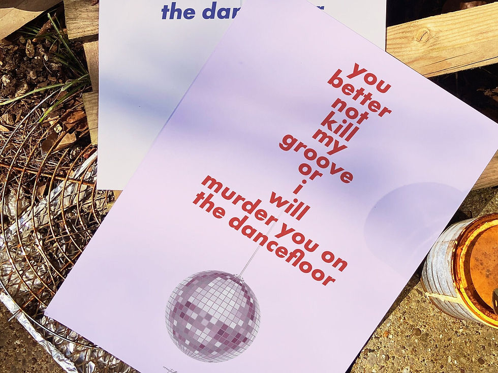 Thumbnail: Murder on the Dancefloor Wall Art Print