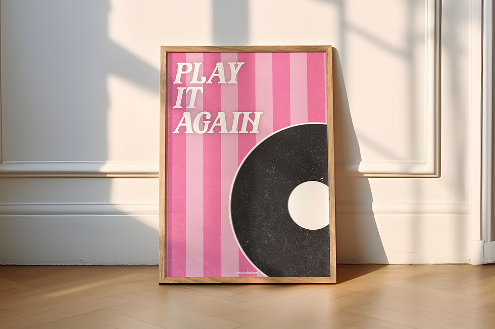 Thumbnail: Play it Again Vinyl Print