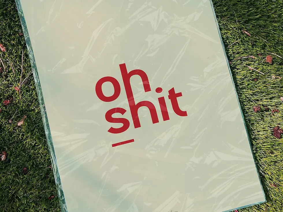 Thumbnail: Oh Shit Wall Art Print