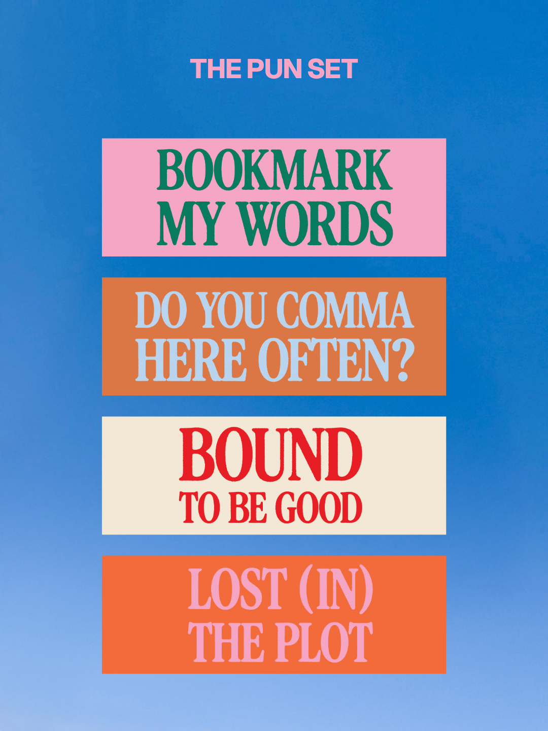 The Pun Set - Bookmarks