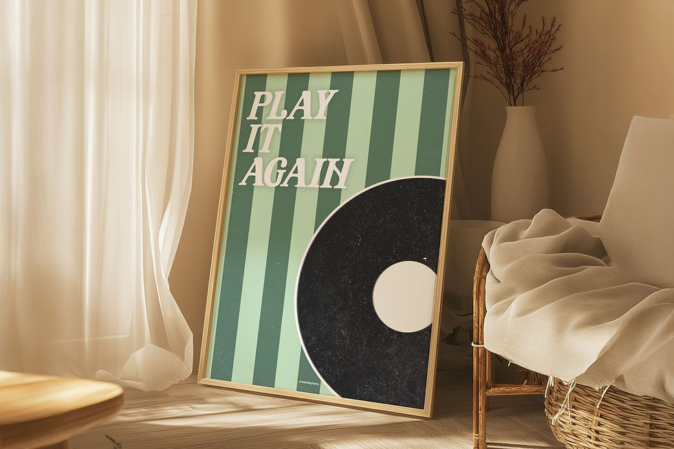 Thumbnail: Play it Again Vinyl Print
