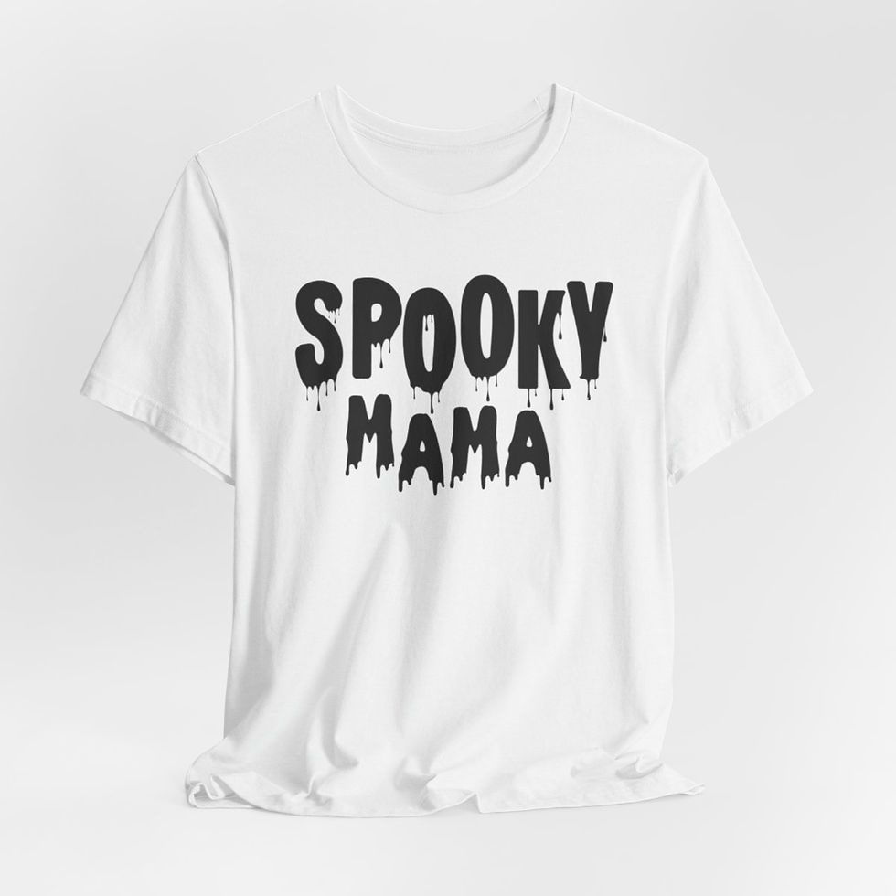 Thumbnail: Pumpkin Spice & Spooky Mama - Jersey Short Sleeve Tee