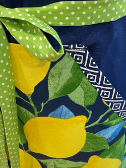 Apron Lemons Blue