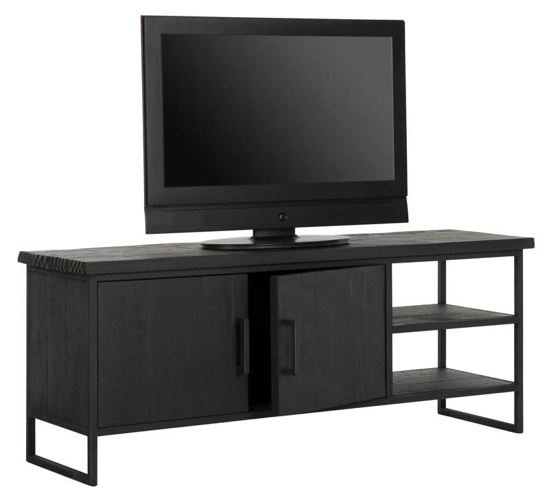 Miniaturbild: DTP Home Timeless Black, TV Regal Beam No.2, recyceltes Teakholz, schwarz