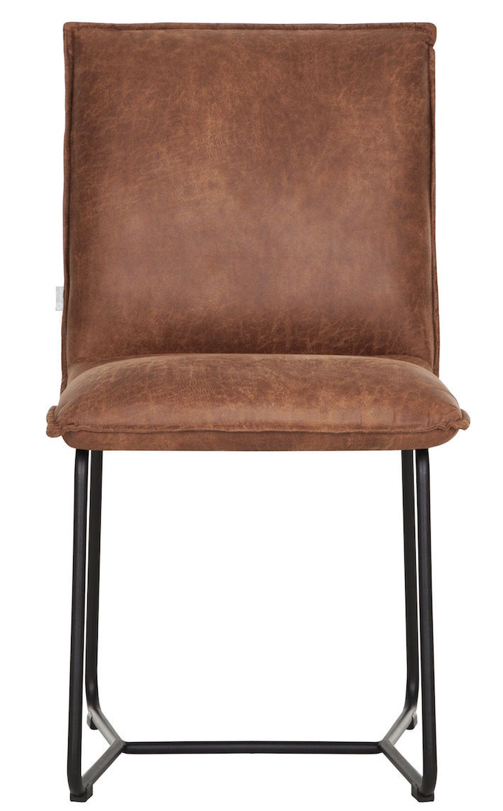 Miniaturbild: DTP Home River, Stuhl Delaware, recyceltes Leder, 87x56x56cm