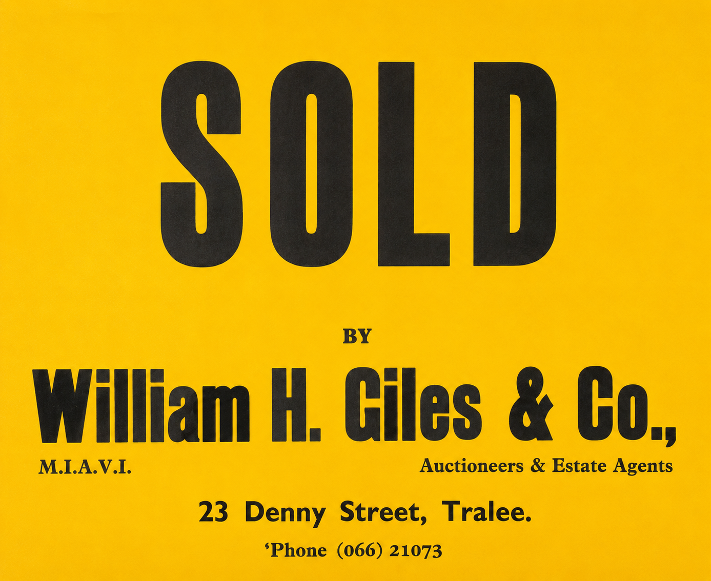 Vintage 20th Century Sold Print