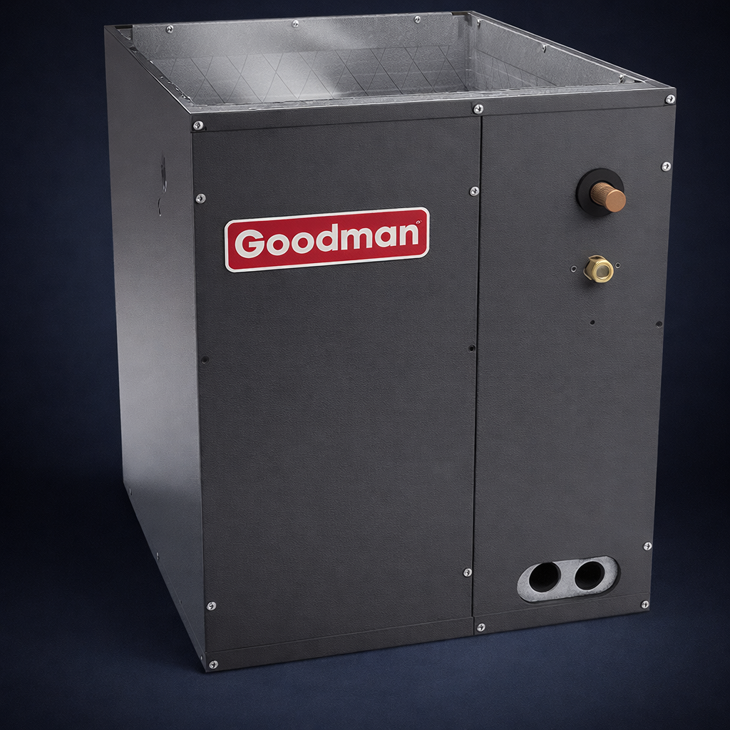 Goodman Cased Upflow/Downflow Evaporator Coil with TXV CAPTA2422B3A | 1.5–2 Ton – 22"H x 17-1/2"W x 21"D