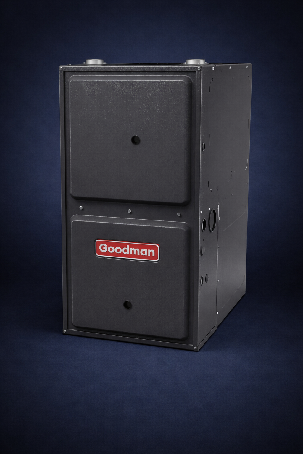 Goodman 96% AFUE Two-Stage Variable-Speed Downflow Gas Furnace GDVT960603BNA | 60,000 BTU – 34-1/2"H x 17-1/2"W x 28-3/4"D