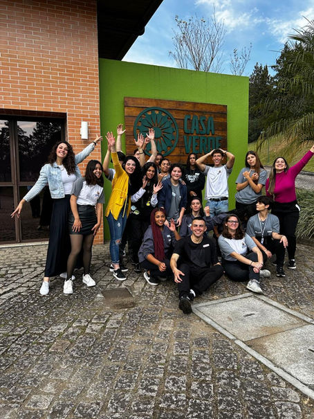 Encontro de egressos e alunos da 4° turma do Projeto Pescar