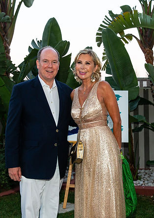 photo le Prince Albert II de Monaco en compagnie de Wendy Lauwers