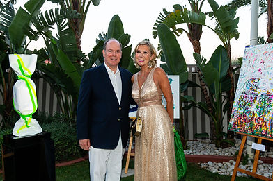 prince albert II de Monaco et Wendy Lauwers