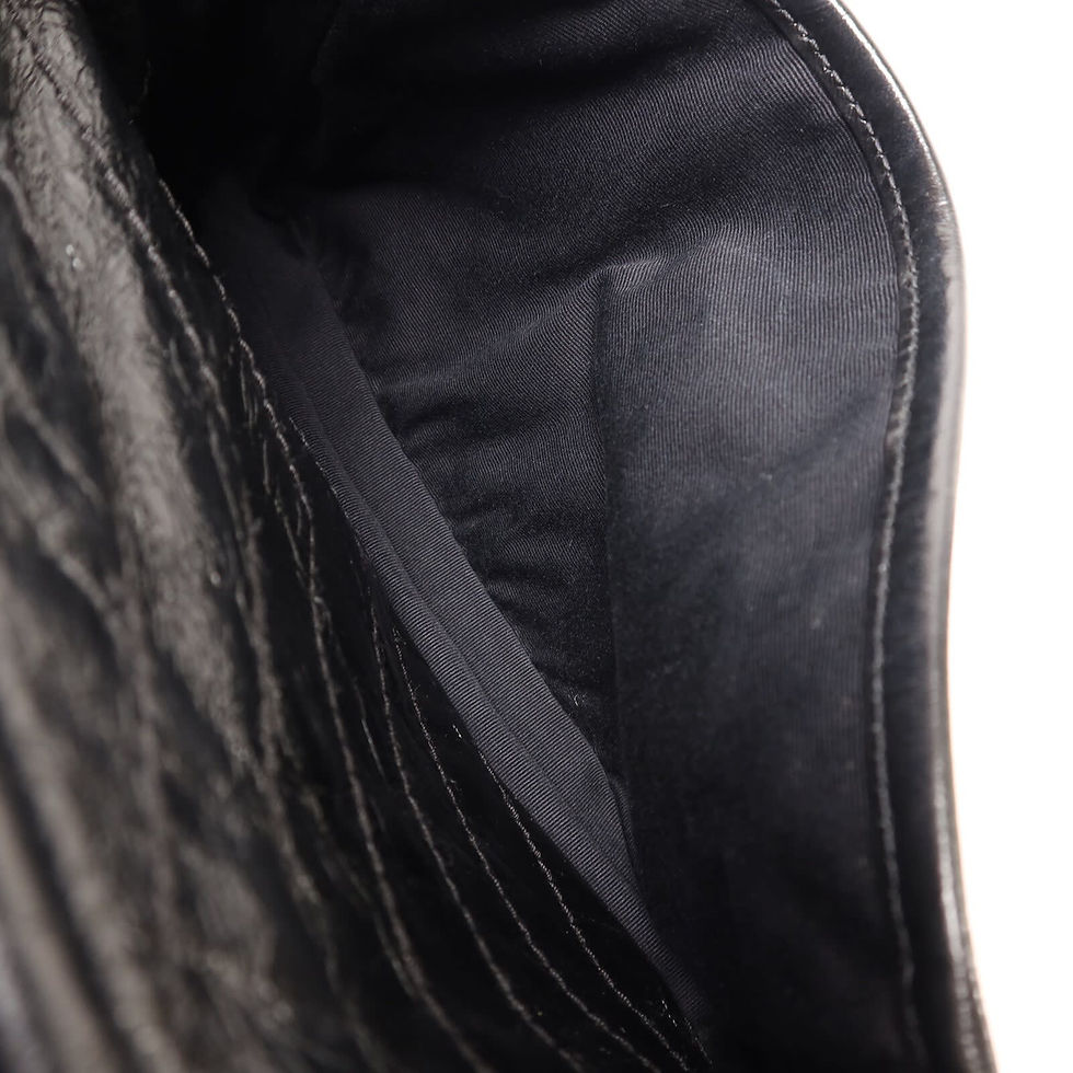 תמונה ממוזערת: YVES SAINT LAURENT Niki Medium Calfskin Leather Bag Black