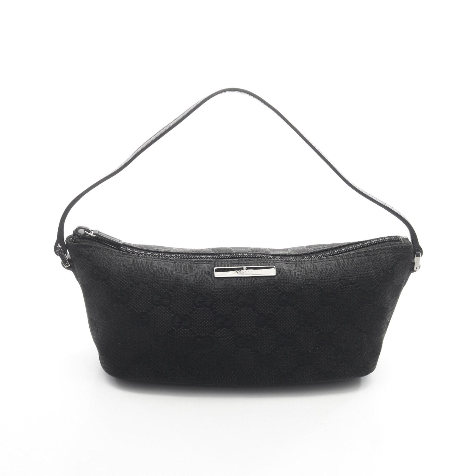 Gucci GG Boat Canvas Accessory Pouch Black