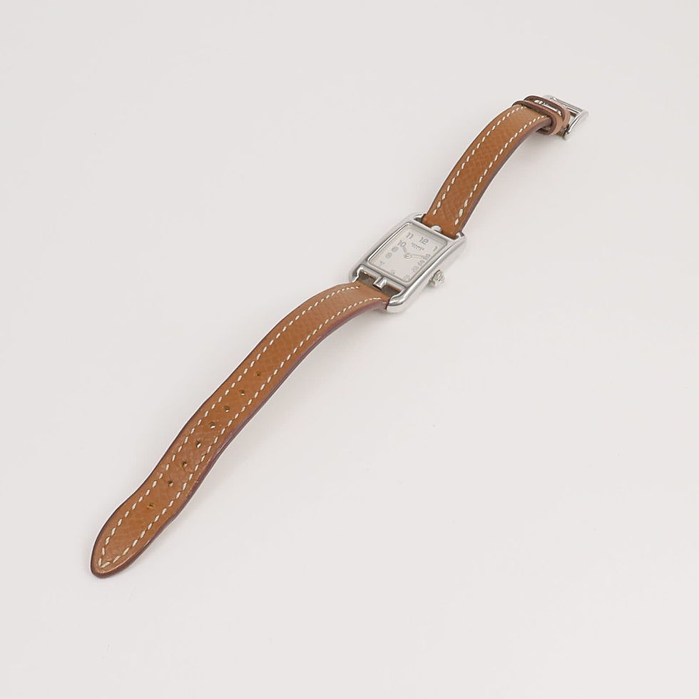 תמונה ממוזערת: Hermes Nantucket Ladies Wristwatch Stainless Steel Leather