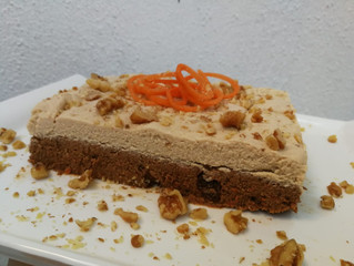 Mousse de queque de zanahoria