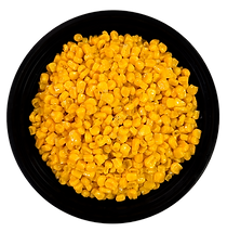 Top down view of our Sweet Corn Side Option for our Plate Lunch and Catering