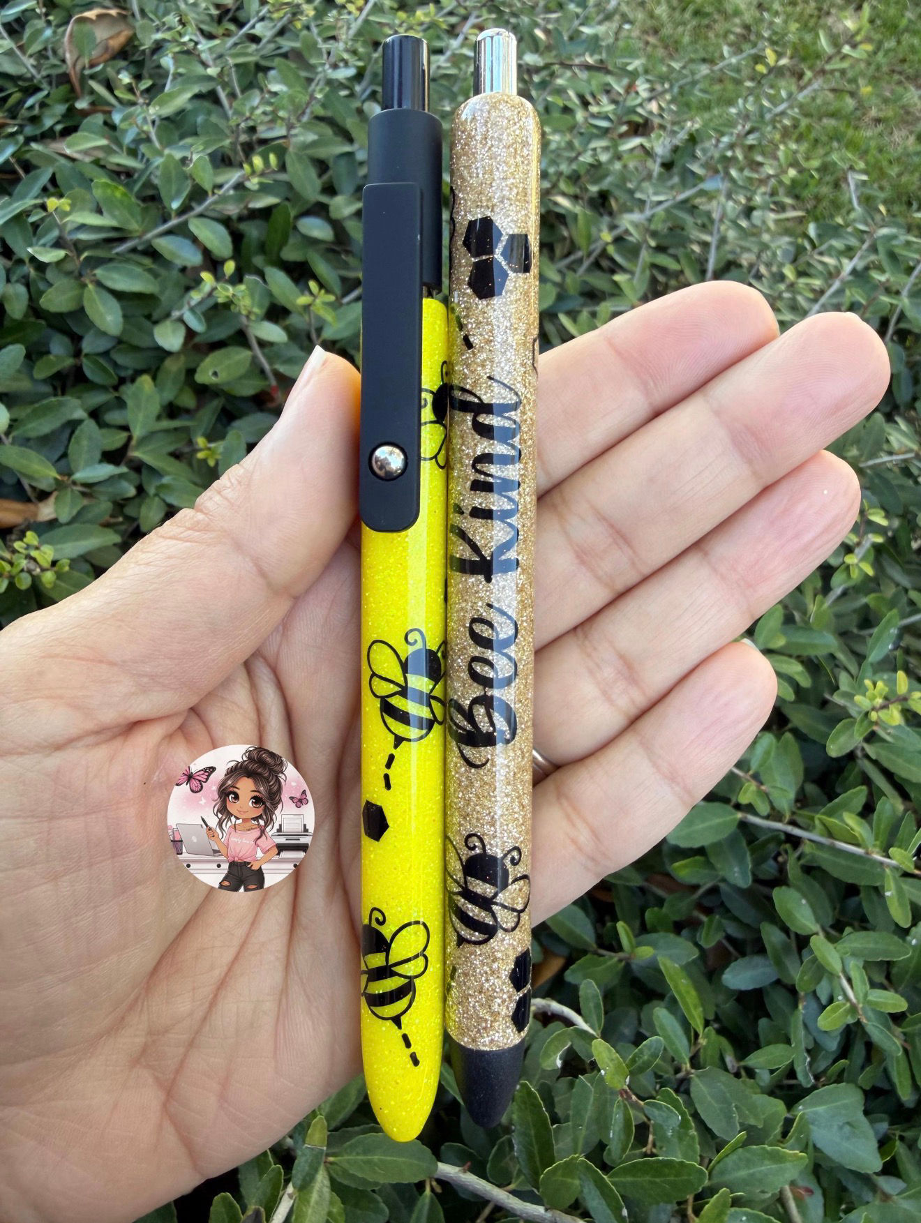 Bee Kind Glitter Pen | Hive | Honey | Buzz
