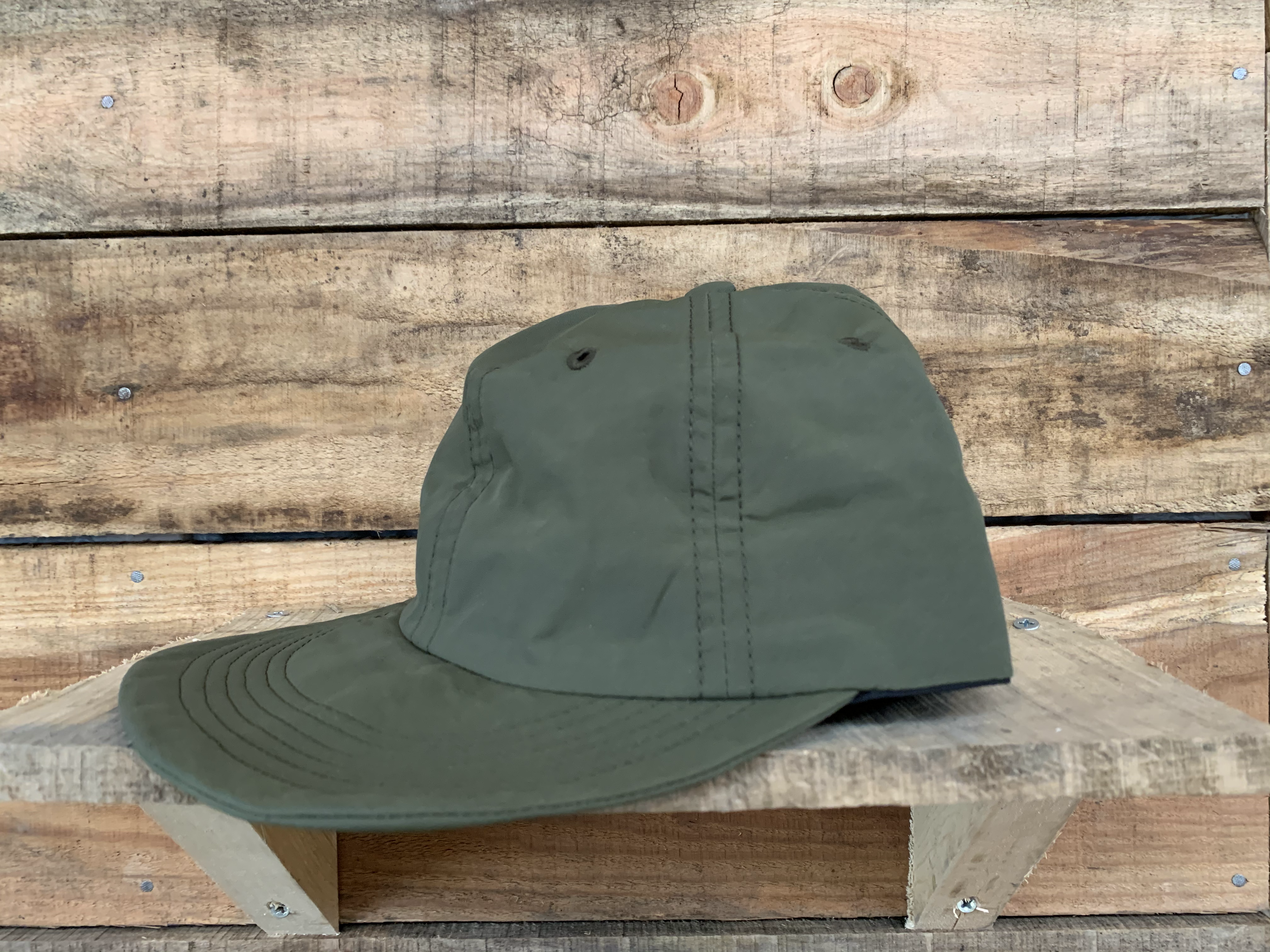 Hunthunt / 60/40 Waxed 6 Panel キャップ olive