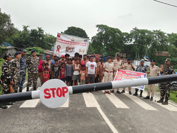 भारत-नेपाल सीमा पर साझा मोर्चा: SSB, बिहार पुलिस और नेपाल APF ने चलाया नशा मुक्ति अभियान, तस्करों को दी चेतावनी