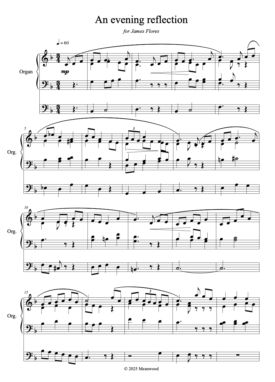 Thumbnail: A Little Organ Book (6 pieces) (PDF Download)