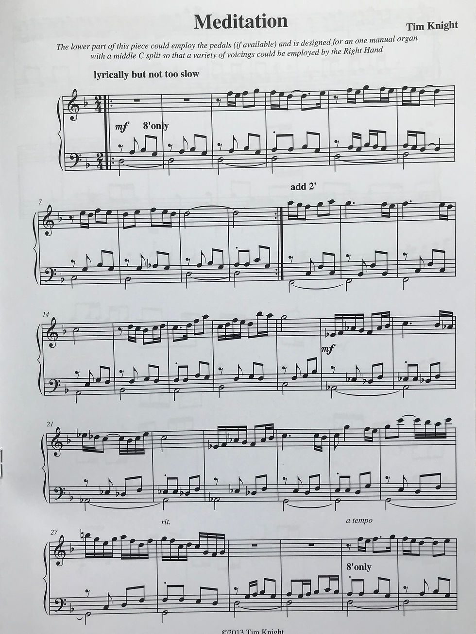 Thumbnail: KE301 Pilning Pictures for Organ (Manuals Only)