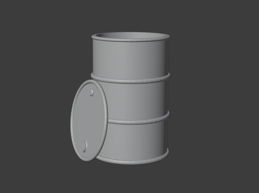 Open-lid 200L barrels - 4 pcs