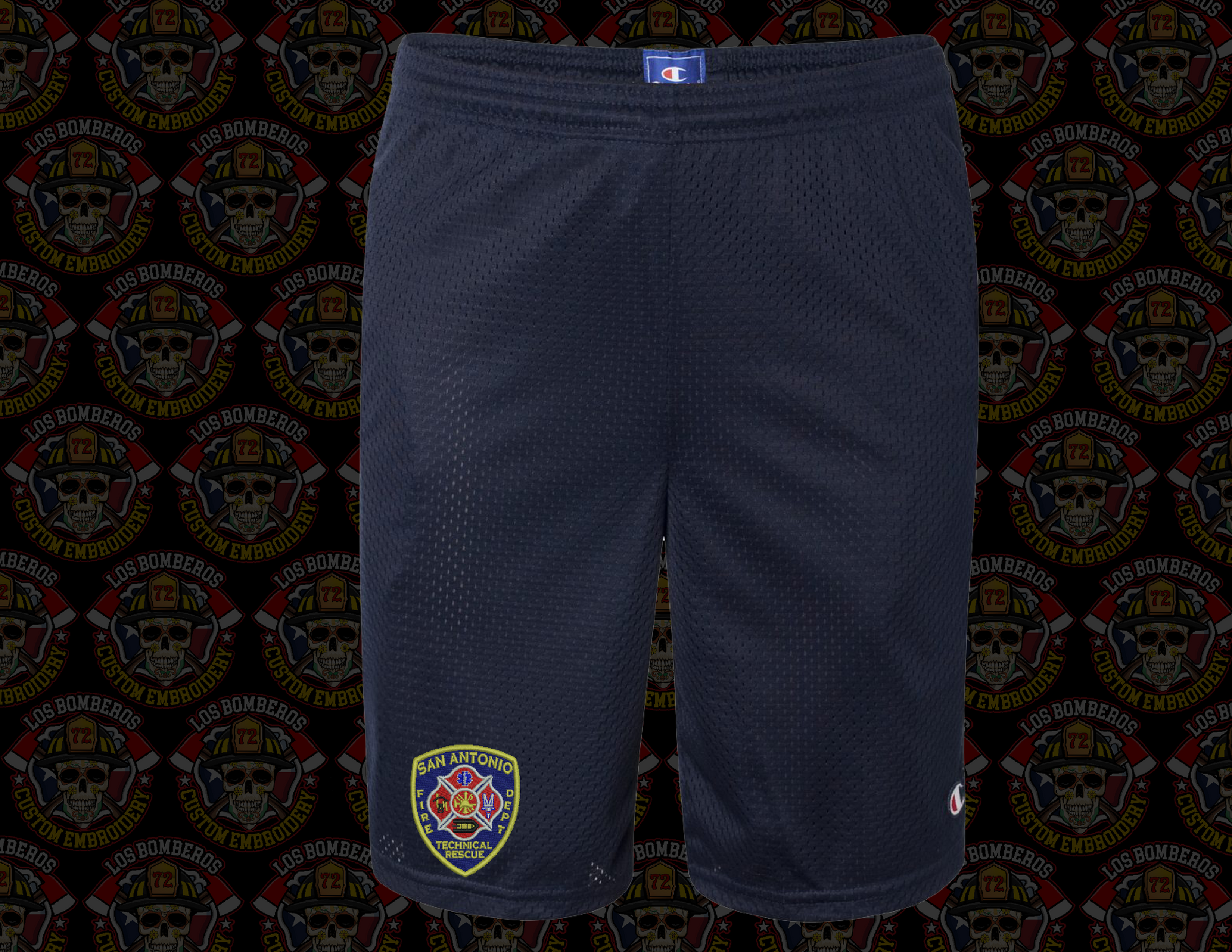 SAFD Technical Rescue Champion Mesh Shorts w/ Pockets