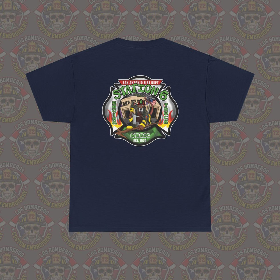 SAFD 6 Design #3 Unisex Heavy Cotton Tee