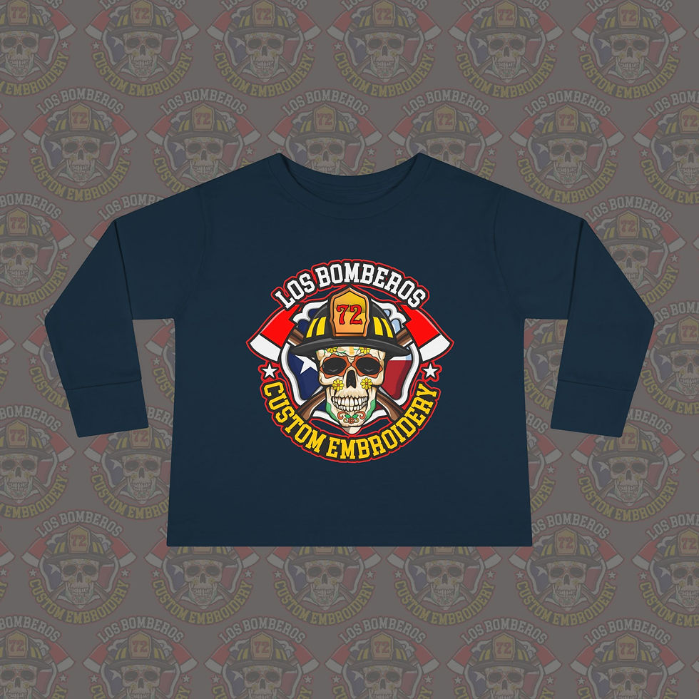 Thumbnail: Los Bomberos Toddler Long Sleeve Tee