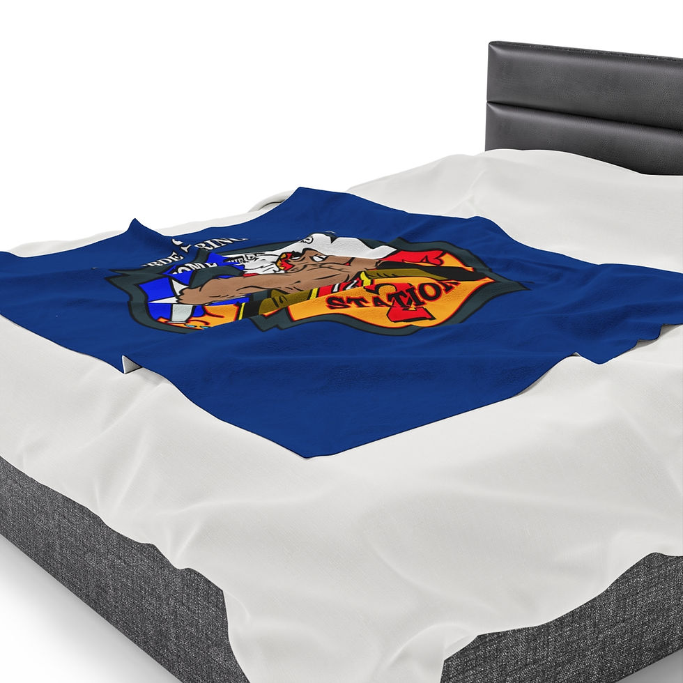 Thumbnail: Bulverde Spring Branch Station 2 Velveteen Plush Blanket