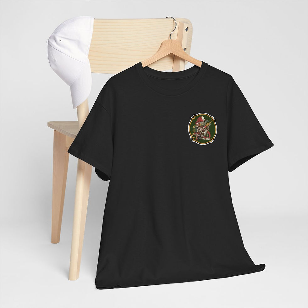 Thumbnail: Aztec Firefighter Maltese Cross Unisex Heavy Cotton Tee