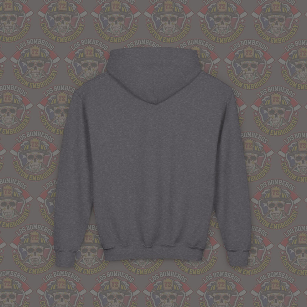 Thumbnail: Los Bomberos Youth Heavy Blend Hooded Sweatshirt