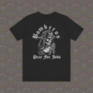 Bomberos Pray For Fires Bella+Canvas Unisex Jersey Short Sleeve Tee