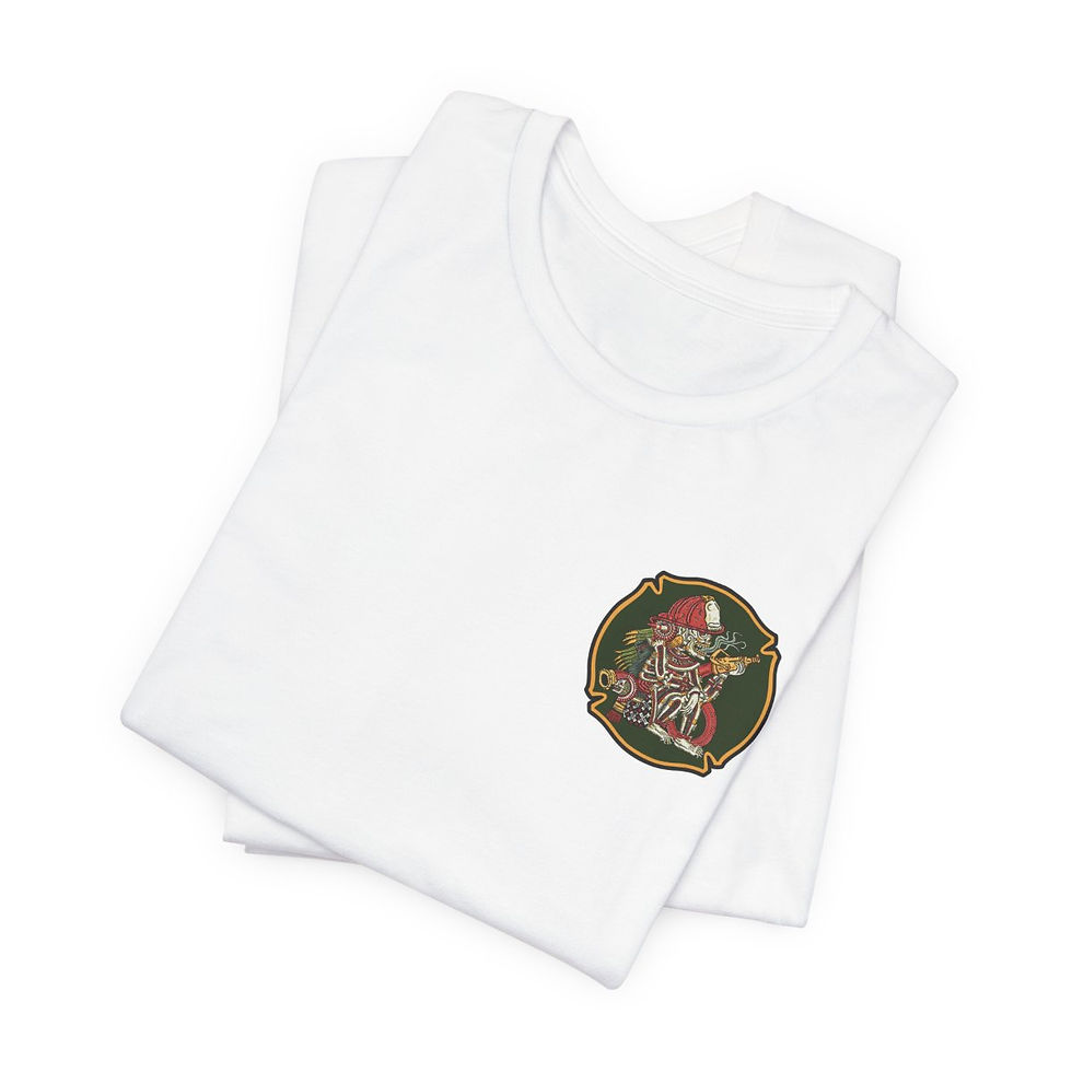 Thumbnail: Aztec Firefighter Maltese Cross Unisex Jersey Short Sleeve Tee
