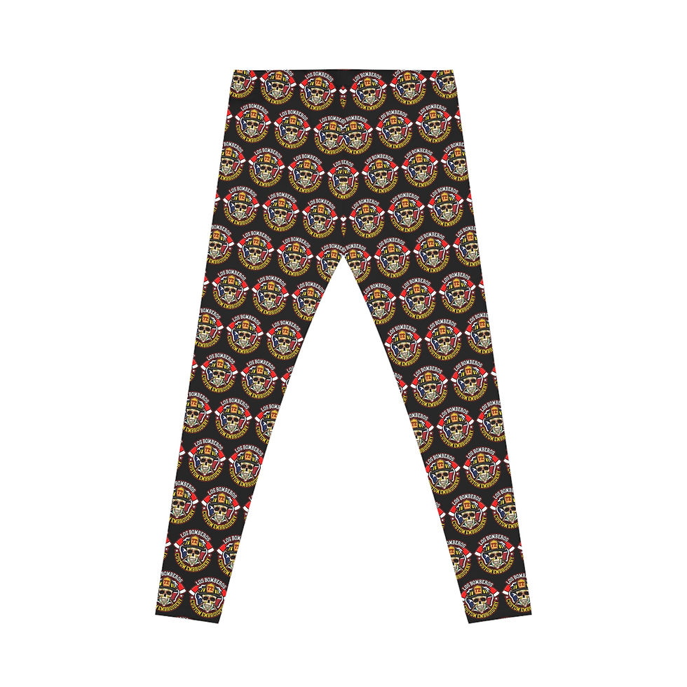 Thumbnail: Los Bomberos Women's Casual Leggings (AOP)