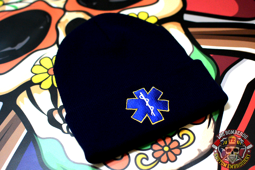 Star Of Life -Navy/Gold Outline