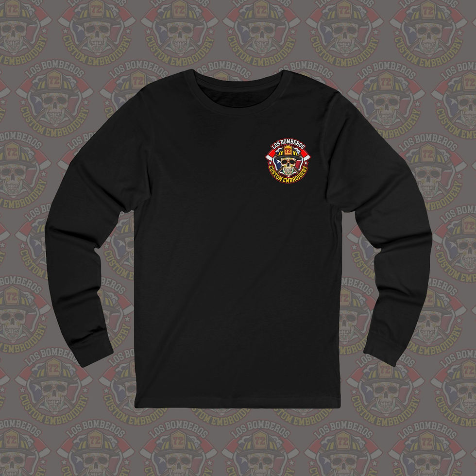 Thumbnail: Los Bomberos 2025 Bella+Canvas Unisex Jersey Long Sleeve Tee