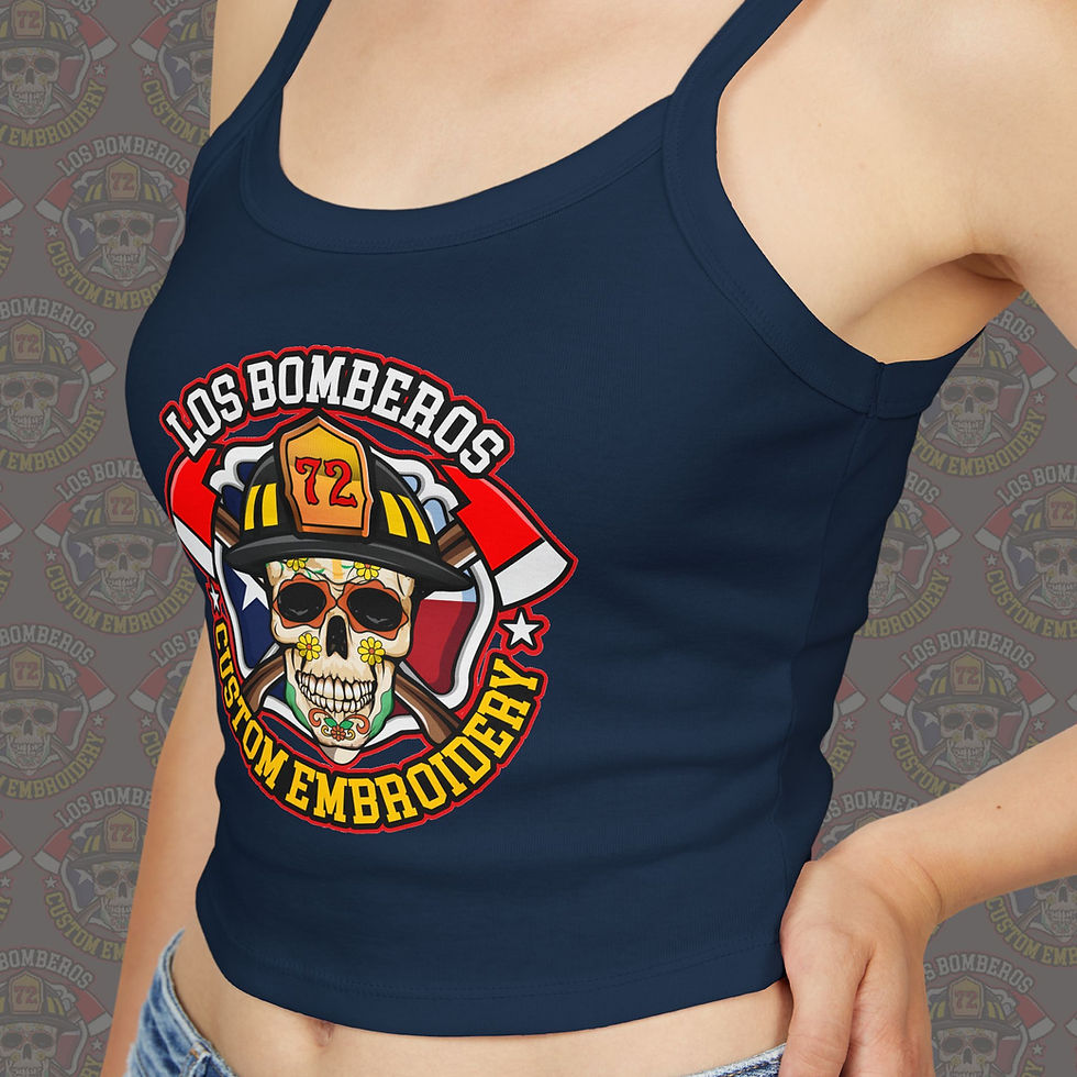 Thumbnail: Los Bomberos Women's Spaghetti Strap Tank Top