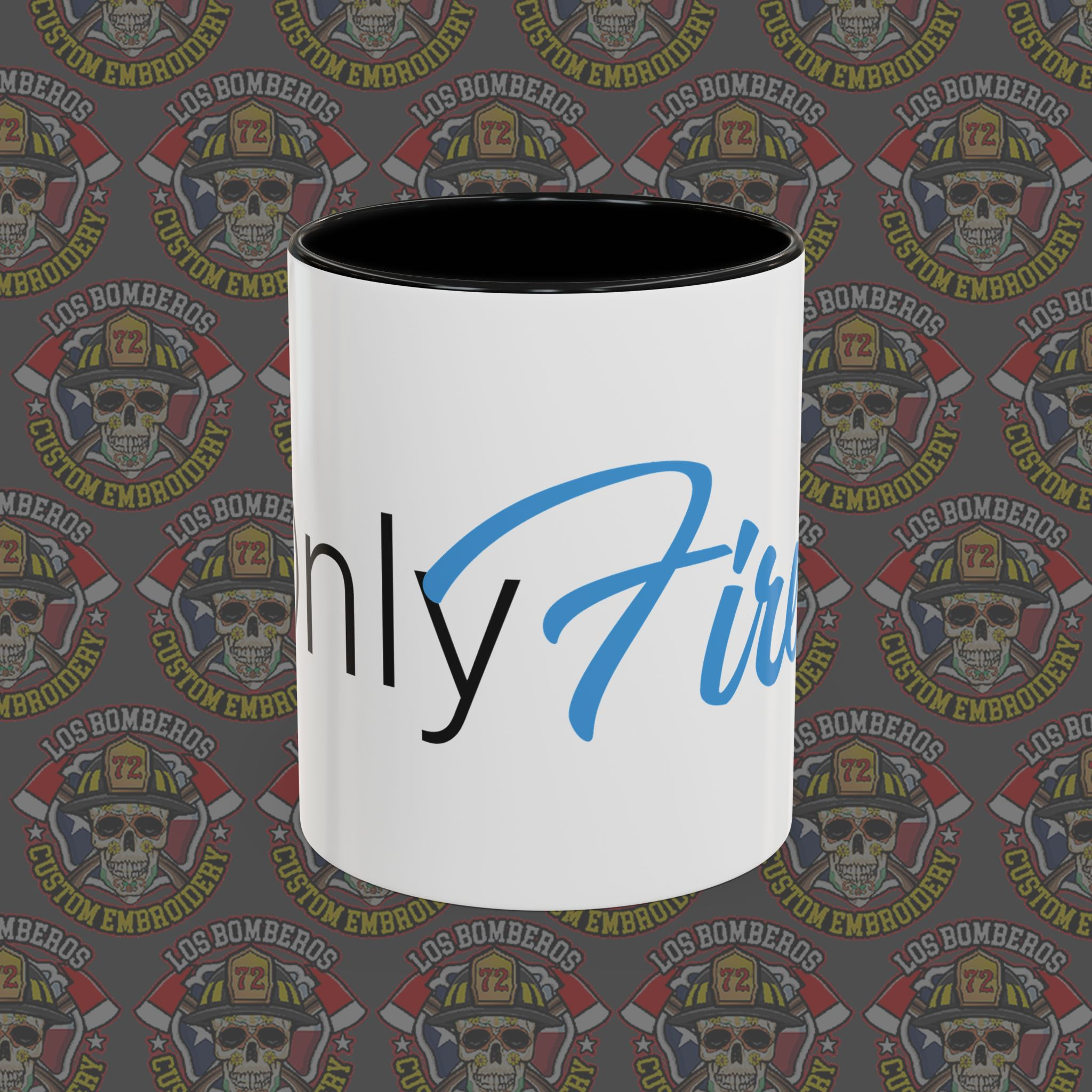 Only Fires Large Print Accent Coffee Mug (11, 15oz)