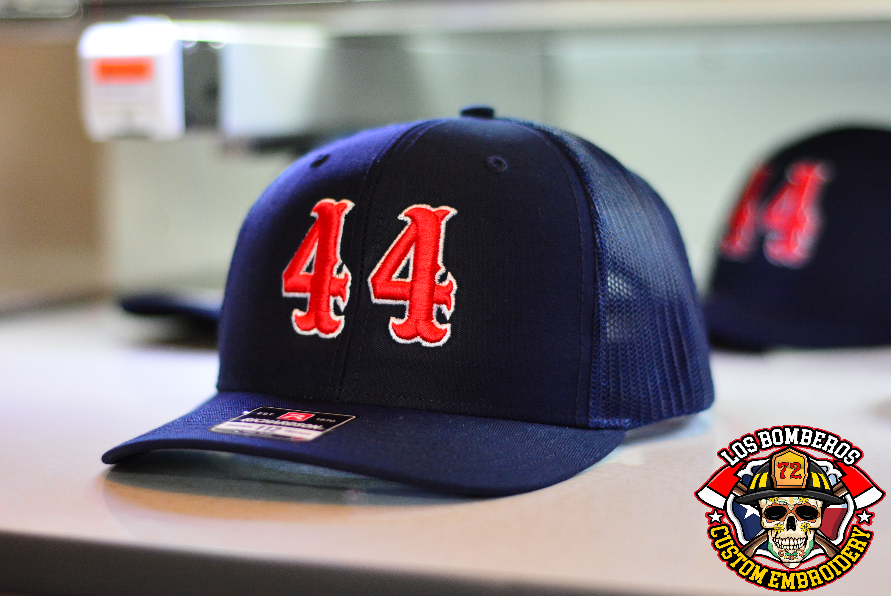 Richardson 112 Snapback Cap - 2 inch Puff Embroidery - Centered