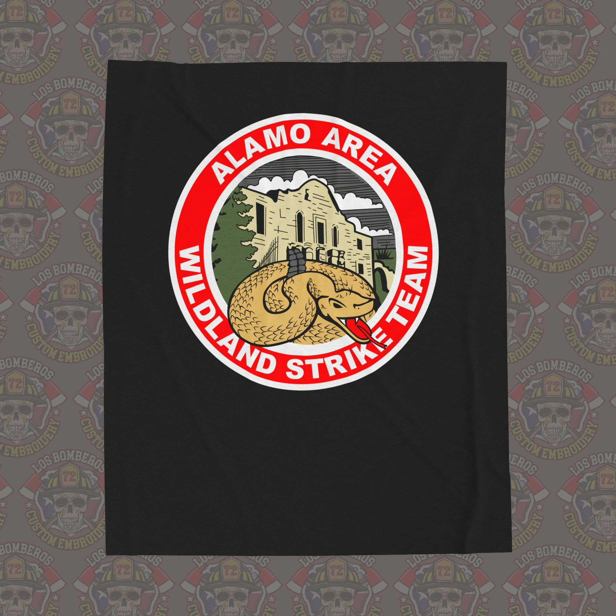 AAWST Black Velveteen Plush Blanket