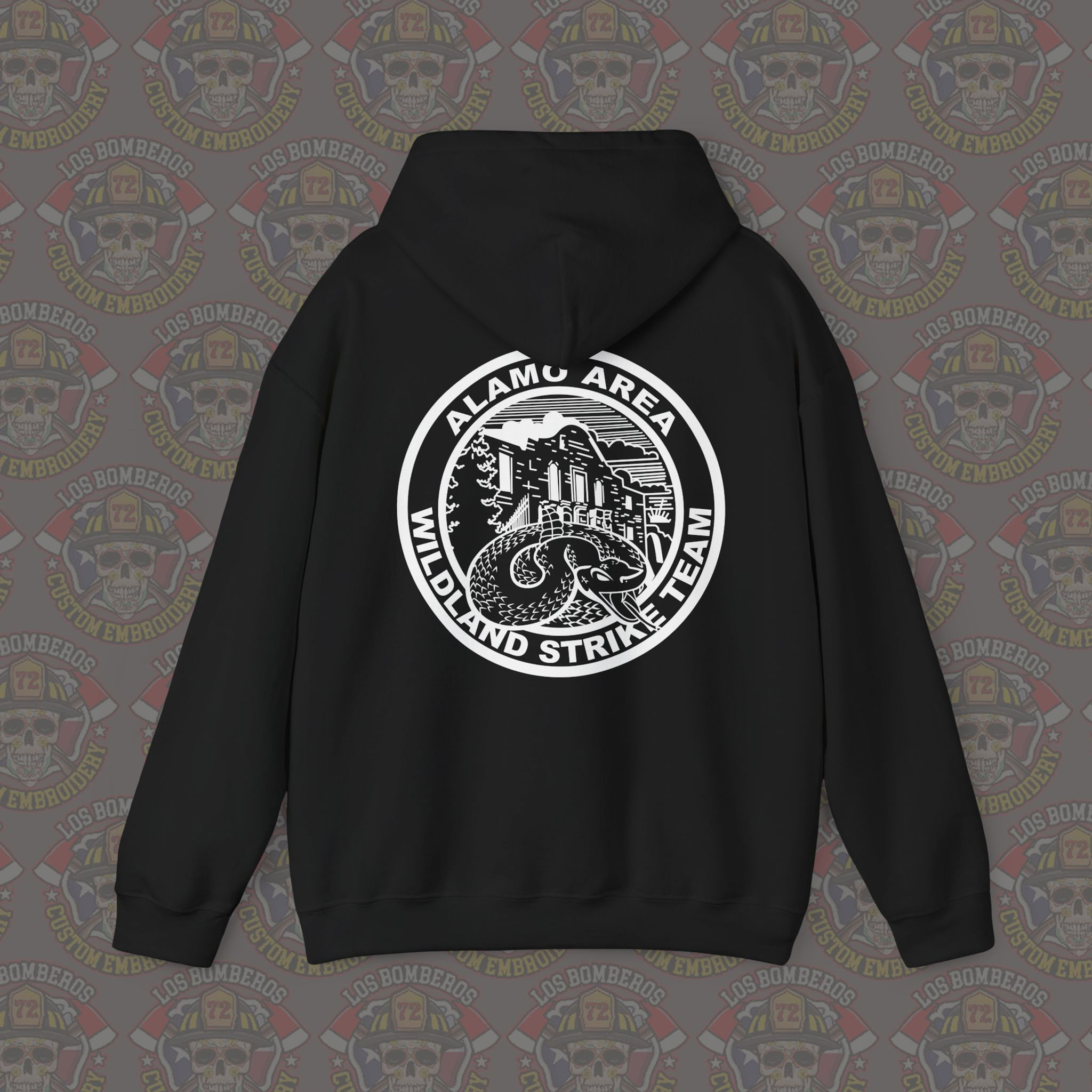 Alamo Area Wildland Strike Team Unisex Heavy Blend™ Hooded Sweatshirt - White