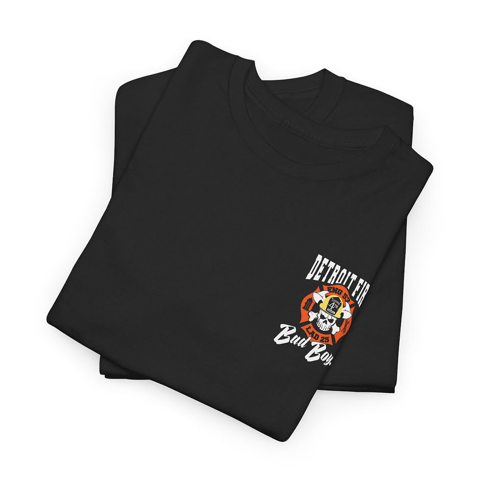 Thumbnail: Detroit Fire Unisex Heavy Cotton Tee