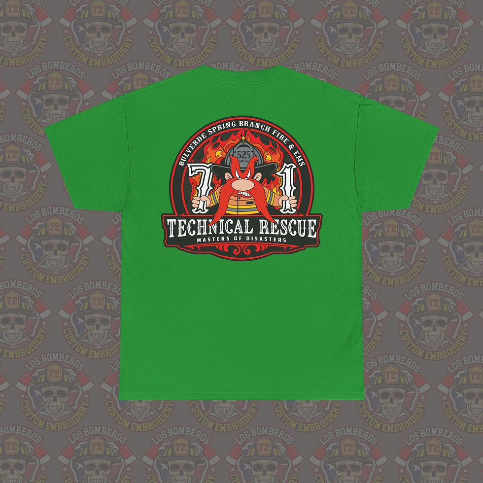Thumbnail: Bulverde Spring Branch Station 1 Unisex Heavy Cotton Tee