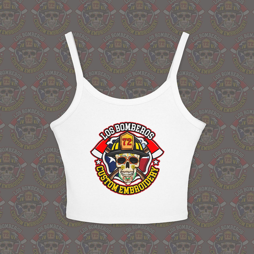 Thumbnail: Los Bomberos Women's Spaghetti Strap Tank Top