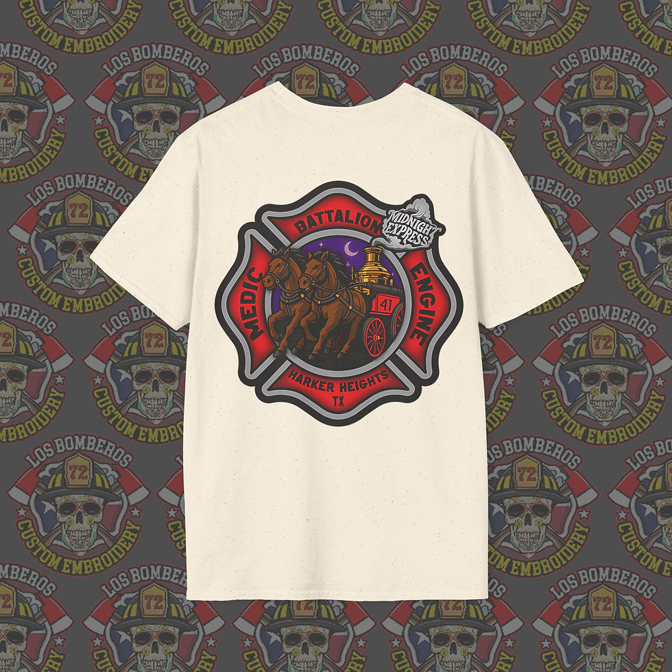 Thumbnail: Harker Heights Station 41 Gildan Unisex Softstyle T-Shirt